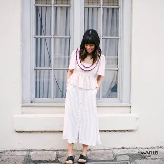 Christina Orchid Lei Purple