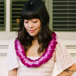 Healoha Orchid Lei Purple