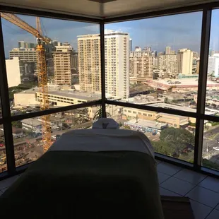 one of the private rooms downstairs