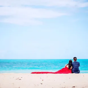 Photo shoot after beach wedding!