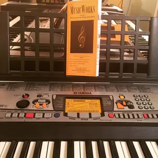 Monday night keyboarding class!