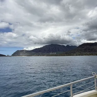 Beautiful views from the boat