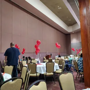 Inside the Hawaii Okinawa Center Legacy Ballroom.