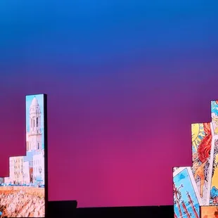 Stage Pre - Carmen.  Loved the lighting effects!