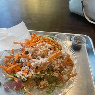 Regular Build Your Own with Ahi &amp; Shrimp