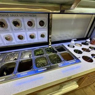 variety of food items