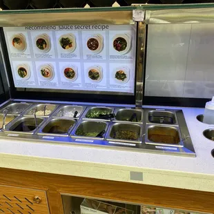Sauce selection