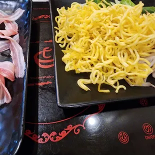 Add in noodles