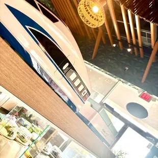 The monorail that brings the meat!