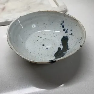 My first creation! I love the surprise of seeing how my glaze turns out. Yay!
