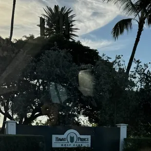 About a mile from gate to clubhouse