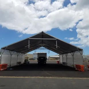 Olympic Freespan Tent ~ 40x60 ~ USPS Mail Support Tent 2