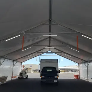 Olympic Freespan Tent ~ 40x60 ~ USPS Mail Support Tent