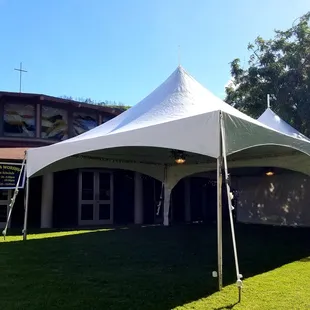 Warner Peak Tent ~ 20x40 ~ Newman Center Christmas Mass