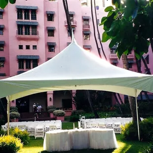 10x20 Peak ~ White Top Ceremony Tent
