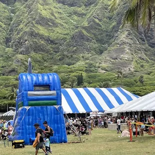 Inflatables area for kids