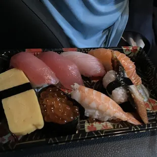 sushi and sashimi, food, sashimi, sushi