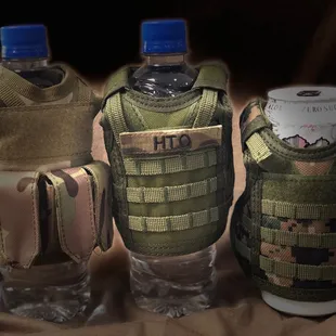 Tactical koozies with custom name tapes!