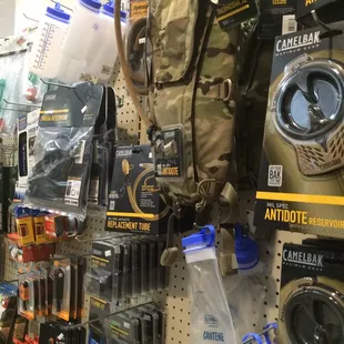 Hydration pack accessories as well as match starter kits