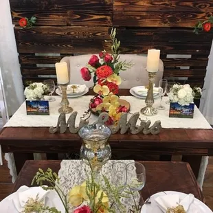 Our set up for the Hawaii Bridal Expo.