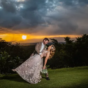 Sunset elopement