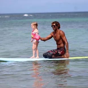 Kids private surfing lessons