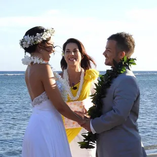 Beautiful pomaikai marrying my gorgeous husband and I! 17/11/16