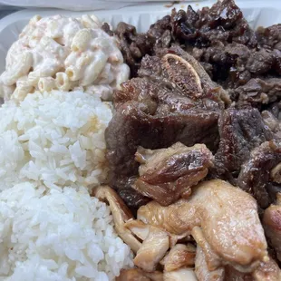 BBQ MIX Regular Plate-BBQ Beef, Chicken, and Short Ribs