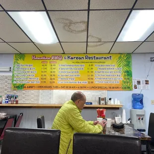 a man sitting at a table