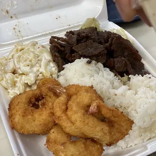 Beef and Shrimp Combo