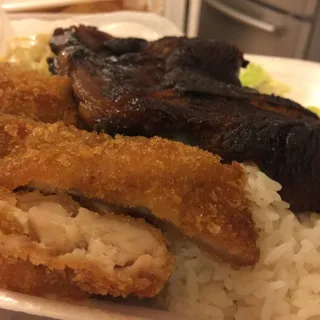 Katsu and BBQ Mix Lunch