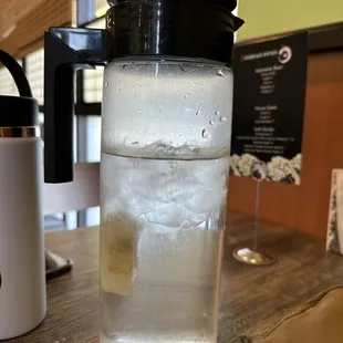 Water with lemon