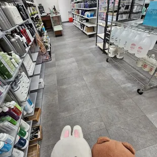 Shampoo, conditioner, acetone, etc