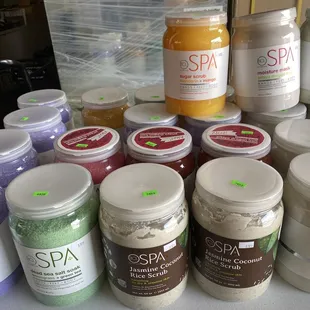 Pedicure scrubs