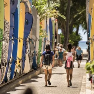 Here&apos;s a shot of one of the many public beach accesses!