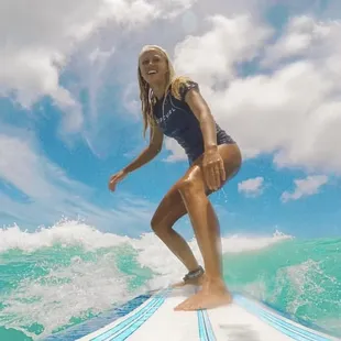 What better experience then to come to Hawai&apos;i and learn to surf from the Natives!