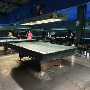 Large pool tables