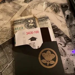 $2 bill for validation