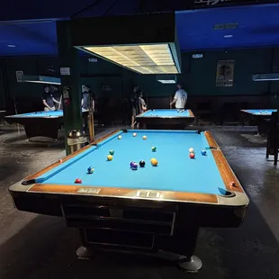 Playing pool!