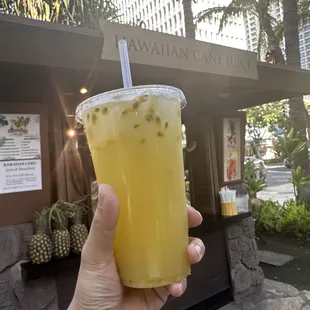 Passion Fruit Cane Juice