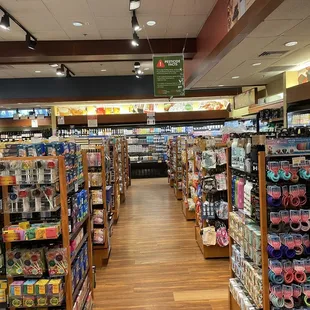 the inside of a store