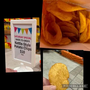 Kettle Style Potato Chips $10 for 5 oz only on Saturdays