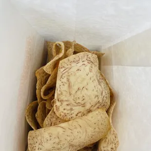 Original fresh taro chip