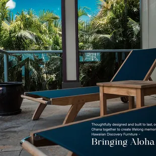 Teak Pool Lounger