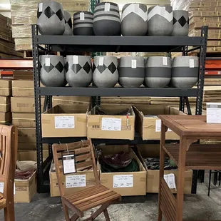 Showroom pots