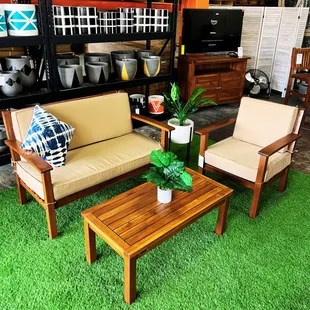 Hilo Wood Lounge Set