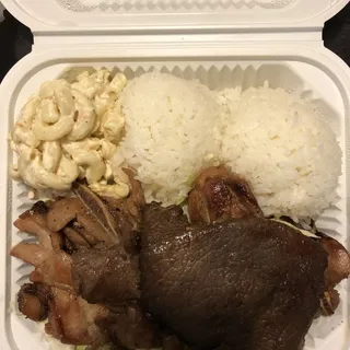 C. BBQ Mixed Plate Lunch