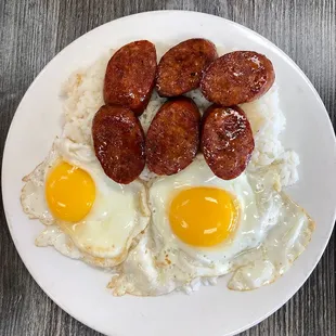 Portuguese Sausage &amp; Eggs