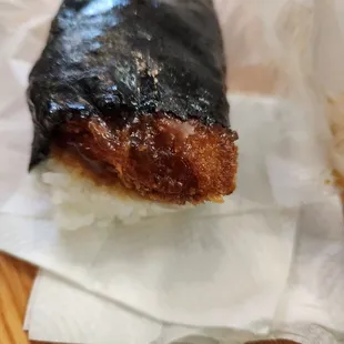 Chicken katsu musubi