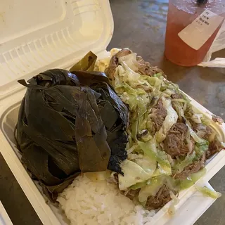lau lau and kalua combo